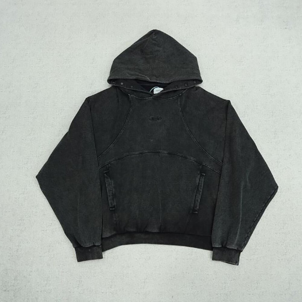 Grailz Patchwork Batik Button Down Hoodie - image 1